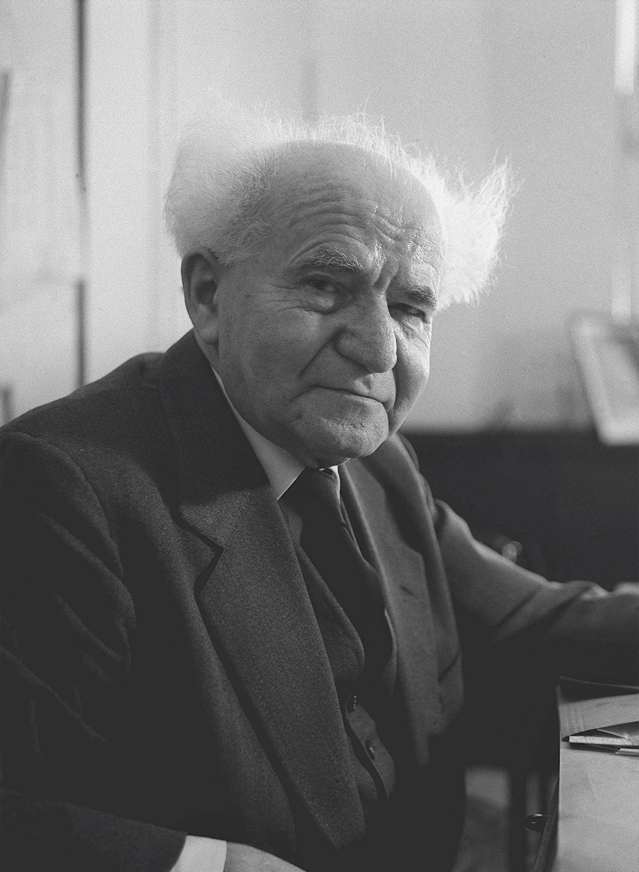 David Ben Gourion, premier Premier ministre d'Israël