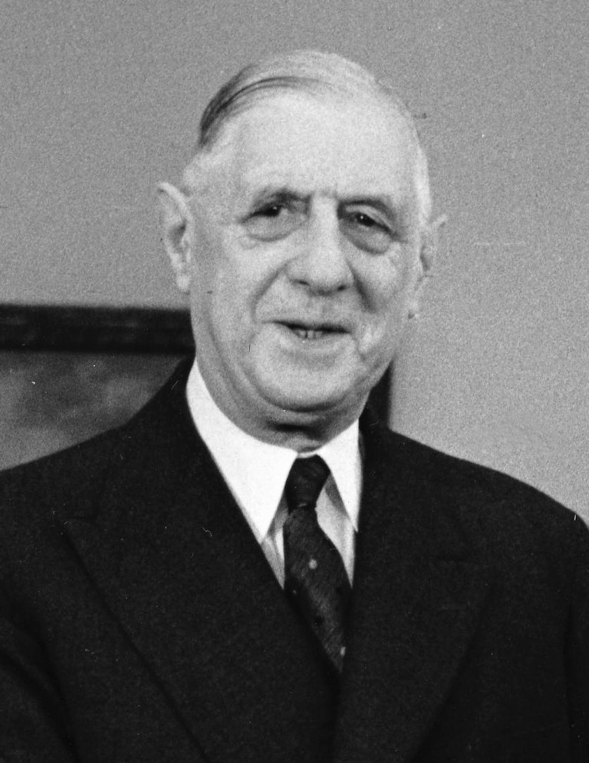 Portrait du général Charles de Gaulle en 1963
