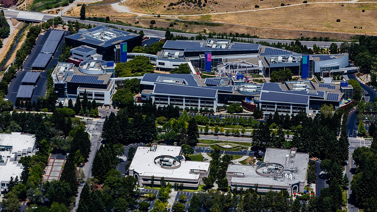 Le campus Google de Mountain View