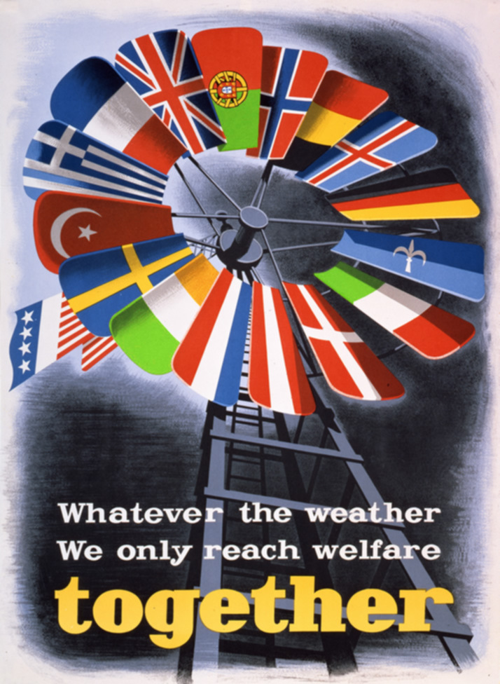 Affiche du plan Marshall, 1950