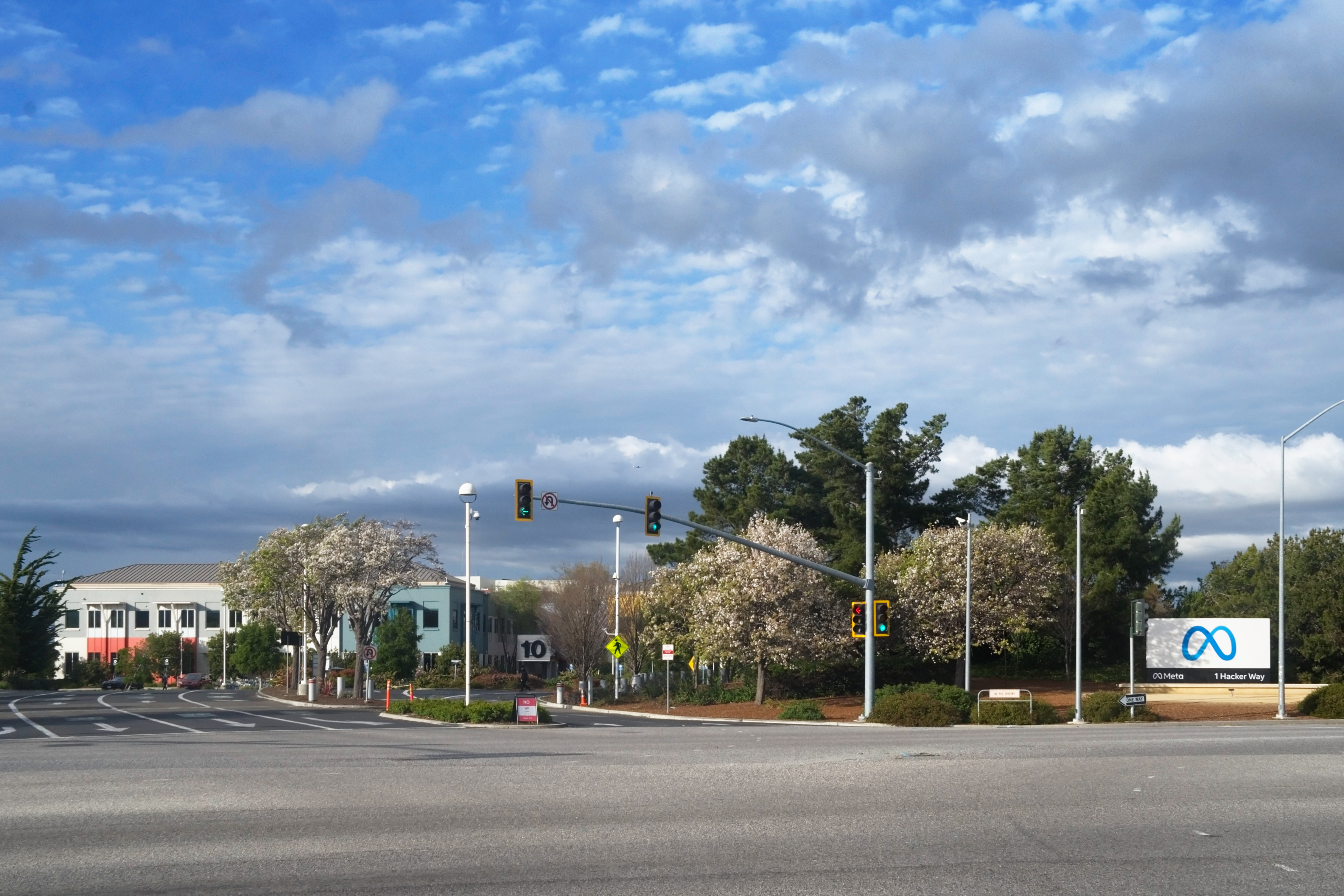 Le siège de Meta à Menlo Park, Californie