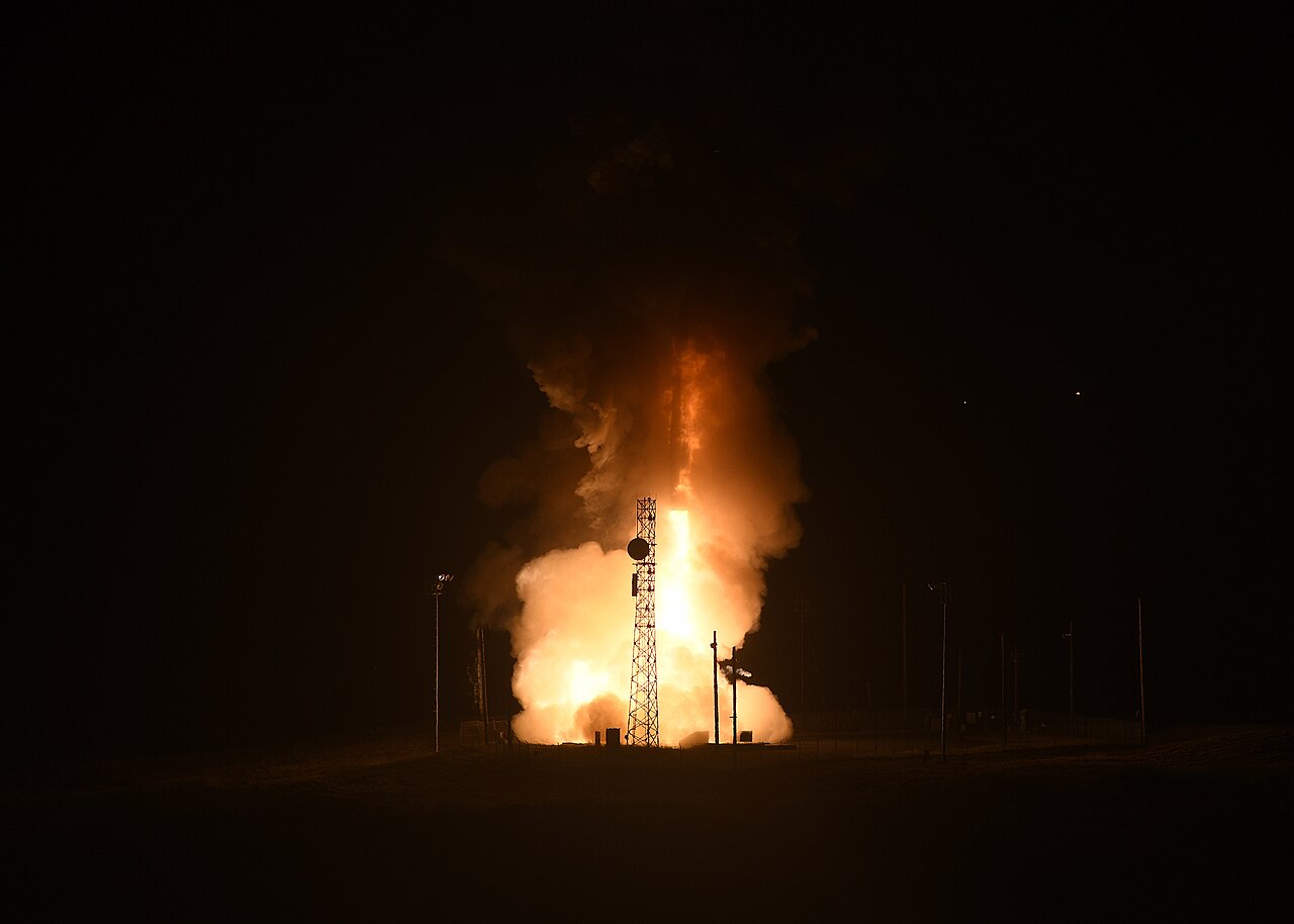 Tir d'essai d'un Minuteman III ICBM