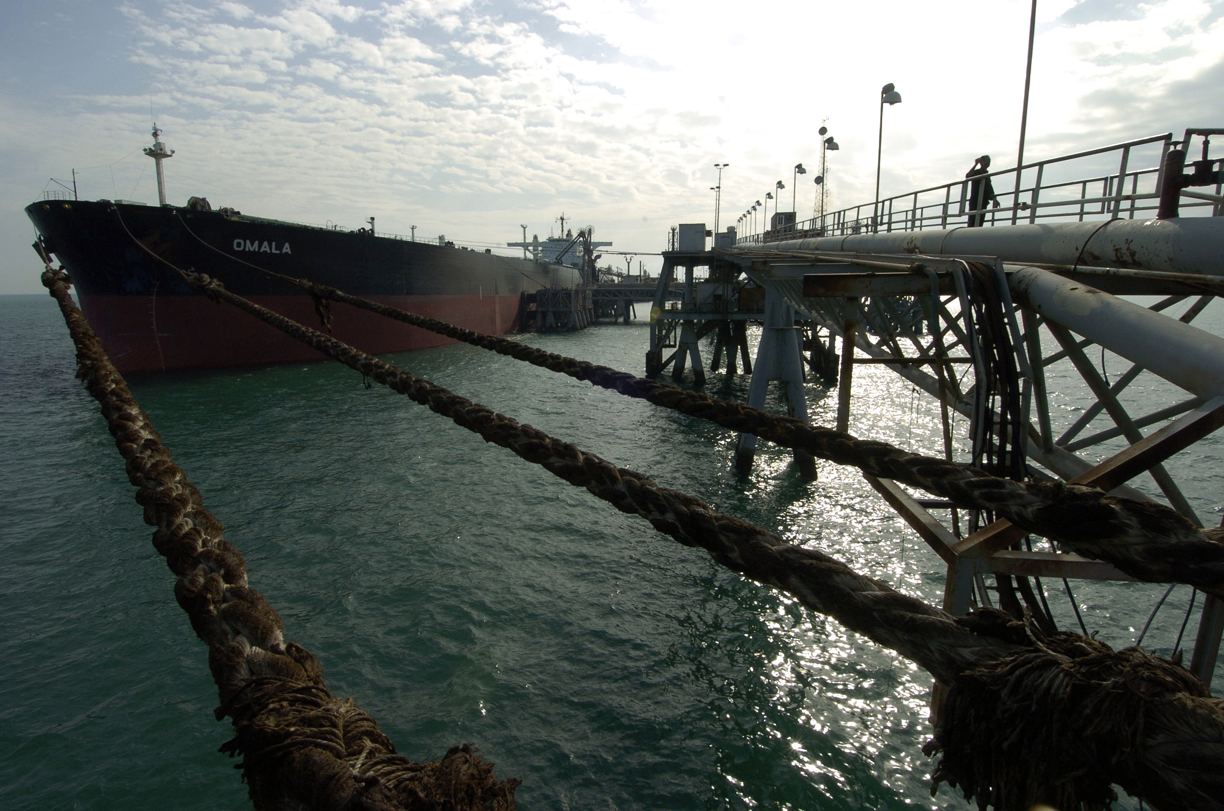 Pétrolier dans le golfe Persique