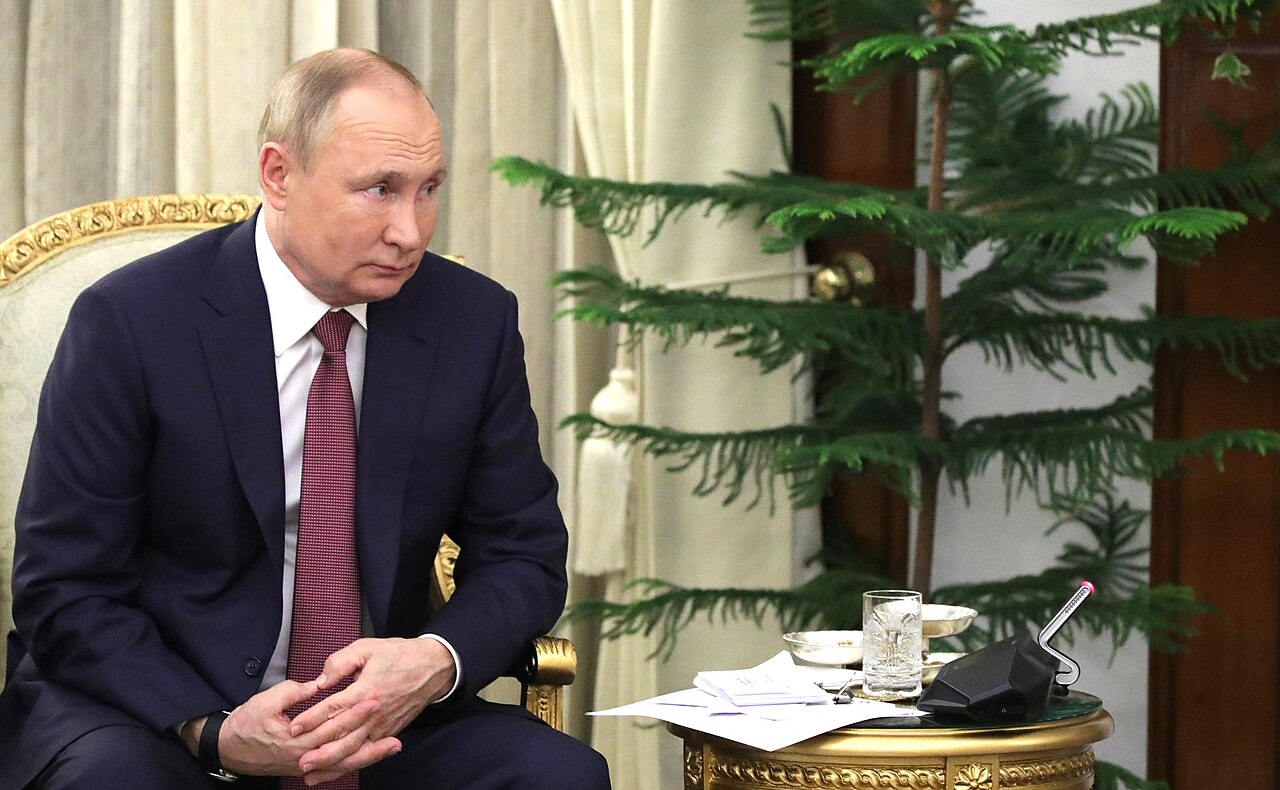 Portrait officiel de Vladimir Poutine en 2021