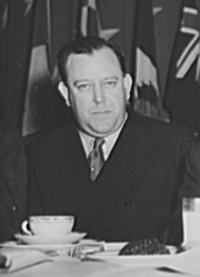 Portrait de Trygve Lie, premier Secrétaire général de l'ONU